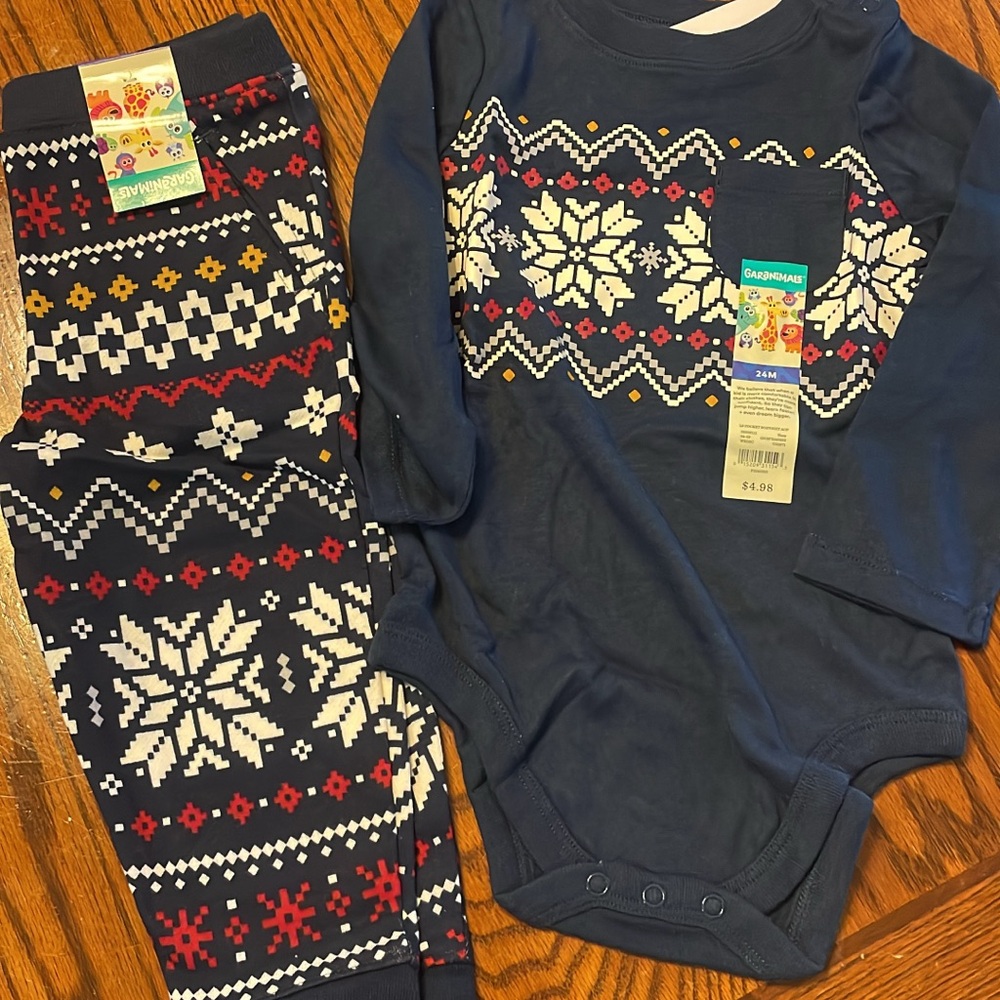 NWT 24m Granimals Christmas Outfit